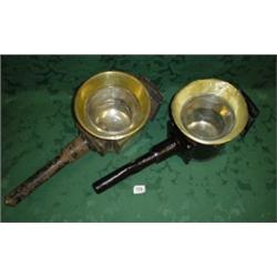 Pair of 19c carriage lamps by Grice & Harrison with provenance of belonging to the royal Household 1