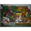 Image 1 : Two boxes of playworn diecast toys