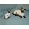 Image 1 : Two Beswick Siamese cats (ears damaged)