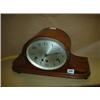 Image 1 : 1930's walnut cased mantle clock eight day movement with Westminster chime