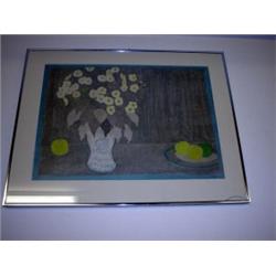 Limited edition print of still life by B Myers 110/240 19" x 25"