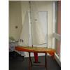 Image 1 : Commanche pond racing yacht with sails and rigging 52" long x 90" high (stand not included)