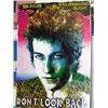 Image 1 : Bob Dylan "Don't Look Back" Repro Documentary Film Poster 1967 Autographed by Dylan (Signed at a lat