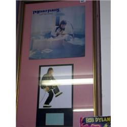 Cliff Richard Autograph, LP Cover & Colour Photo 1976 Glass framed (19"x 34") (ex Bonham's)