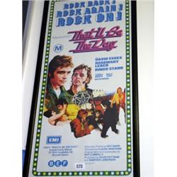 That'll Be The Day Framed Aus Daybill Movie Poster inc David Essex, Ringo Starr (14"x 29") 1973