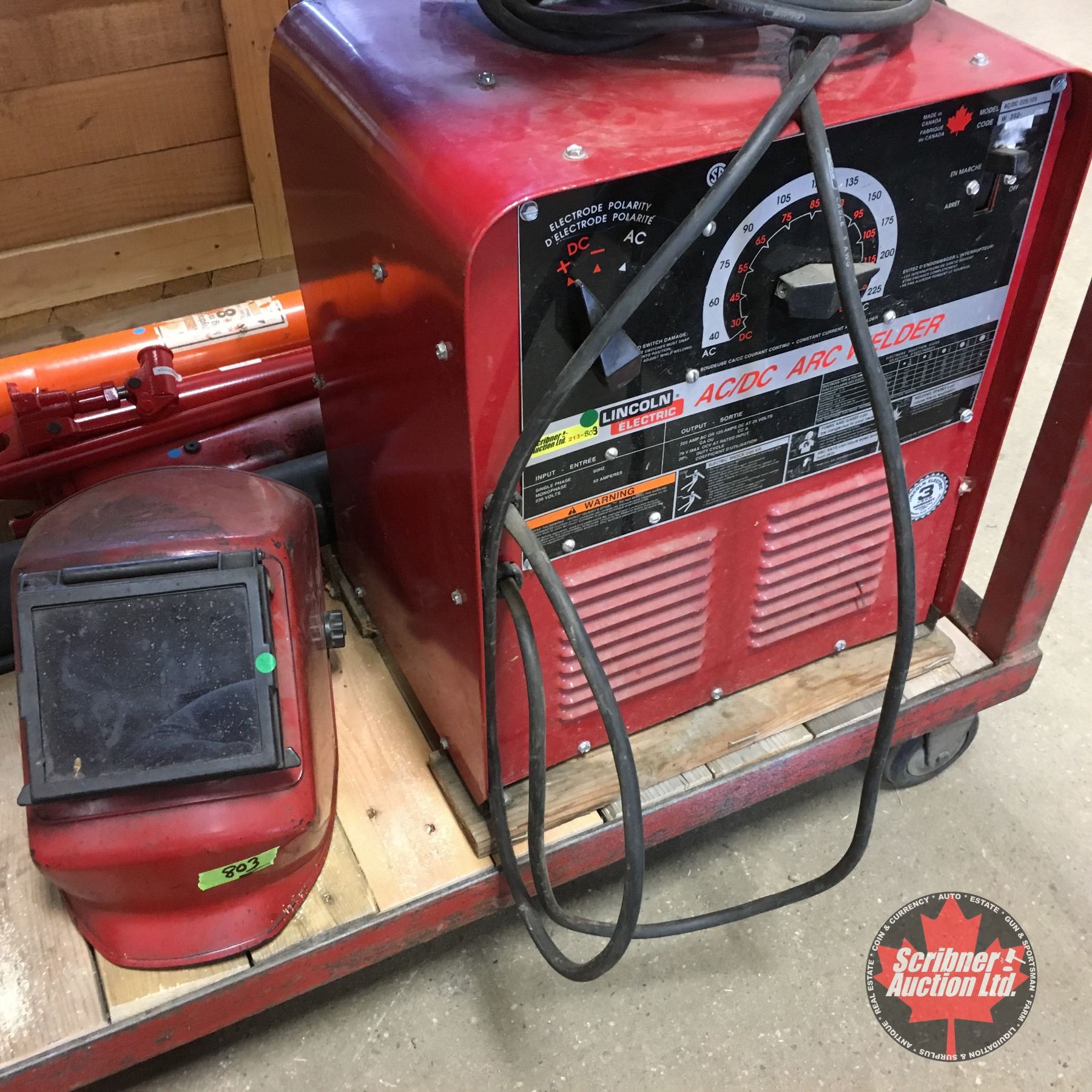 Lincoln AC/DC Arc Welder & Helmet