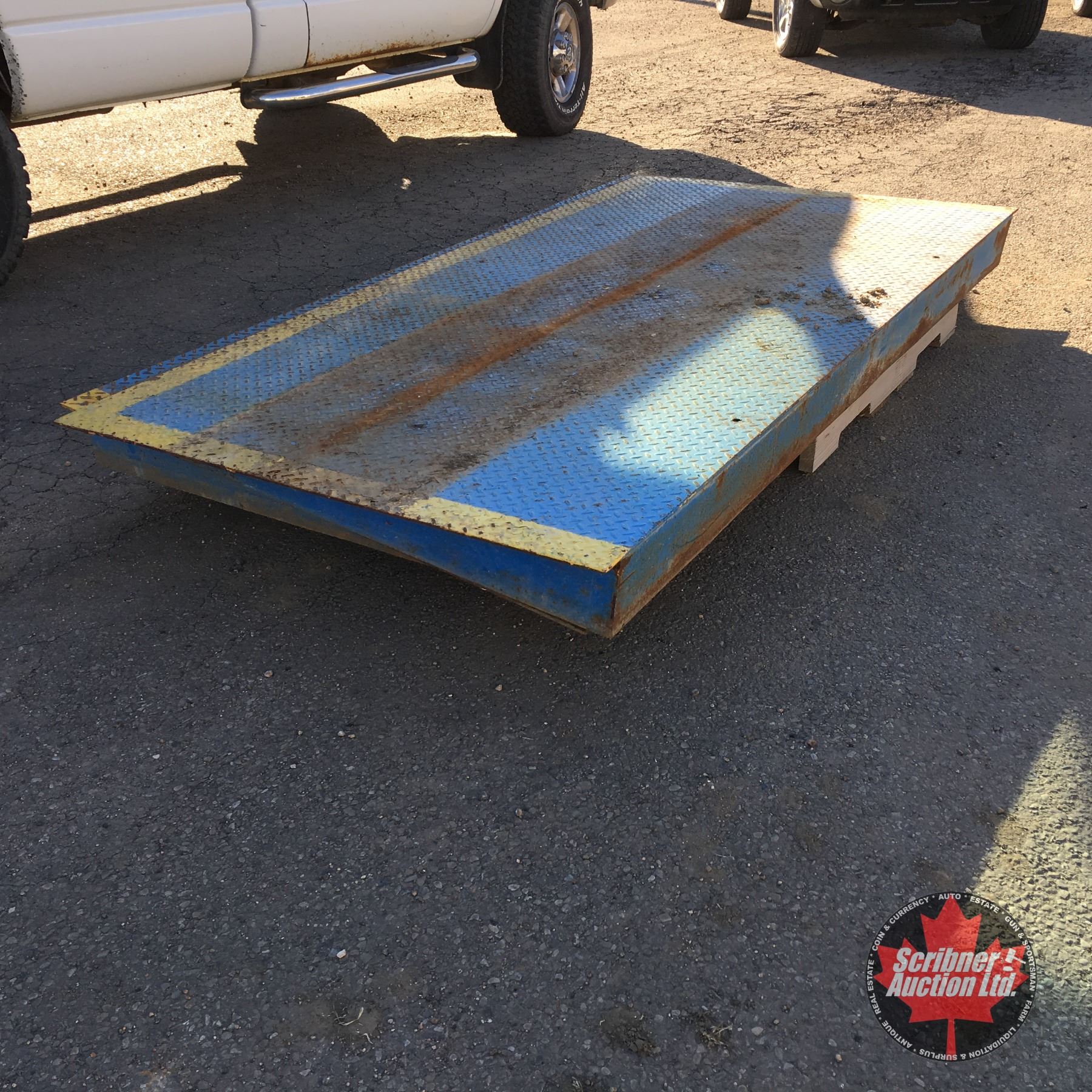 Cheque Plate Ramp Heavy Duty Steel Ramps - Checker Plate (2) (SeaCan or Curb!) 6