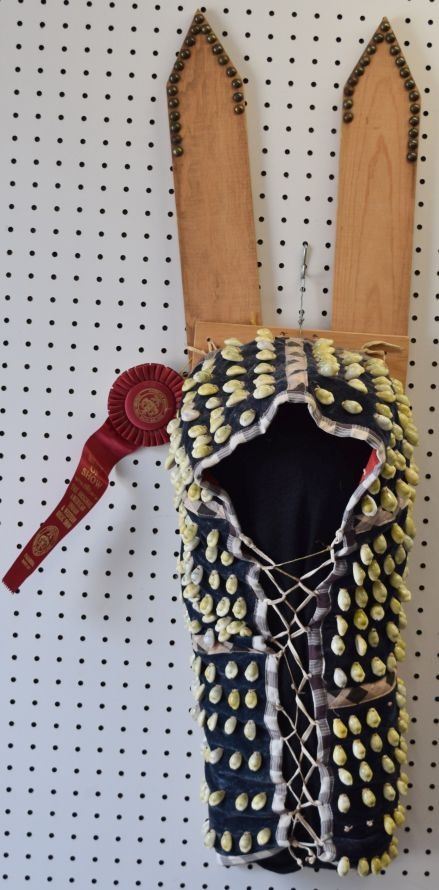 CHEYENNE INDIAN SHELL CRADLE CRADLEBOARD