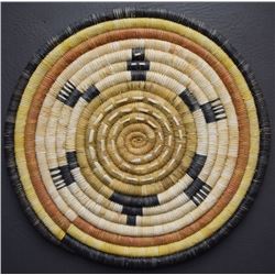 HOPI INDIAN BASKETRY PLAQUE