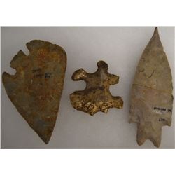 THREE STONE ARTIFACTS
