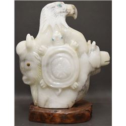 NAVAJO INDIAN STONE SCULPTURE