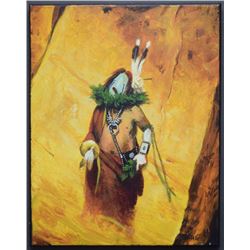 NAVAJO INDIAN PAINTING (BAHE)