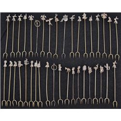 MEXICAN SILVER COCKTAIL PICKS