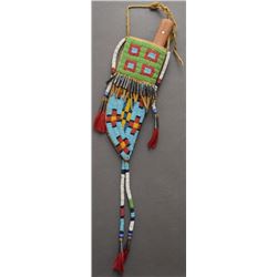 DECORATIVE KNIFE SHEATH AND KNIFE