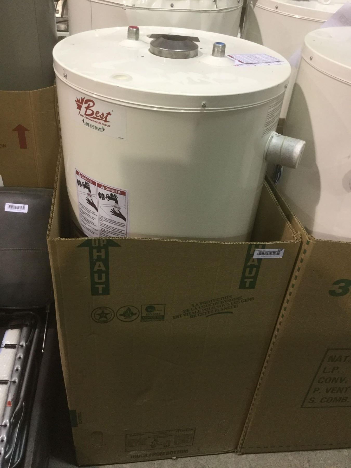 Canada's Best Gas Water Heater 33.3 Gallon IMP