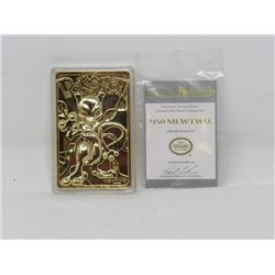 POKEMON - MEWTWO LE 23K GOLD PLATED TRADING CARDS, MINT - Schmalz Auctions POKEMON - MEWTWO LE 23K GOLD PLATED TRADING CARDS, MINT - Schmalz Auctions