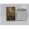 Image 2 : POKEMON - MEWTWO LE 23K GOLD PLATED TRADING CARDS, MINT