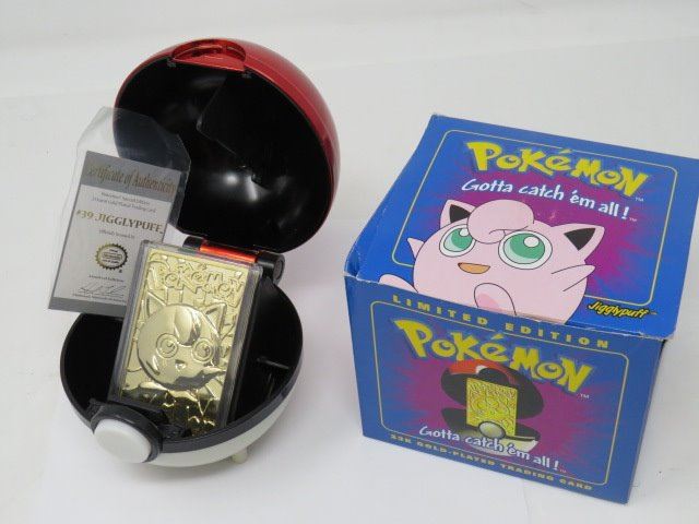 Pokemon Jigglypuff Le 23k Gold Plated Trading Card Mint Pokemon Jigglypuff Le 23k Gold Plated Trading Card Mint