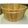 Image 1 : WOODEN BARRELL, HEMP BOUND, 18X9"