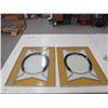 Image 1 : 2 STAINED GLASS 15.5X19.5 BOTH ARE CRACKED