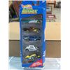 Image 3 : HOT WHEELS, 2 PKGS OF 5, (4 TRUCKS, 1 VAN, 4 CARS, 1 MOTORCYLCLE)
