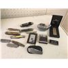 Image 1 : Lot of vintage lighters and pocket knives including a zippo