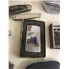 Image 2 : Lot of vintage lighters and pocket knives including a zippo