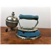 Image 1 : COLEMAN model 4-a blue enamel gas iron