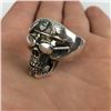 Image 3 : Size 11 925 Sterling silver Biker ring cigar smoking paratrooper