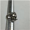 Image 6 : Size 11 925 Sterling silver Biker ring cigar smoking paratrooper