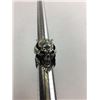Image 5 : Size 11 Massive 925 Sterling silver biker ring Demon head
