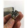 Image 1 : Size 11 925 Sterling Silver Biker ring cImperial cross