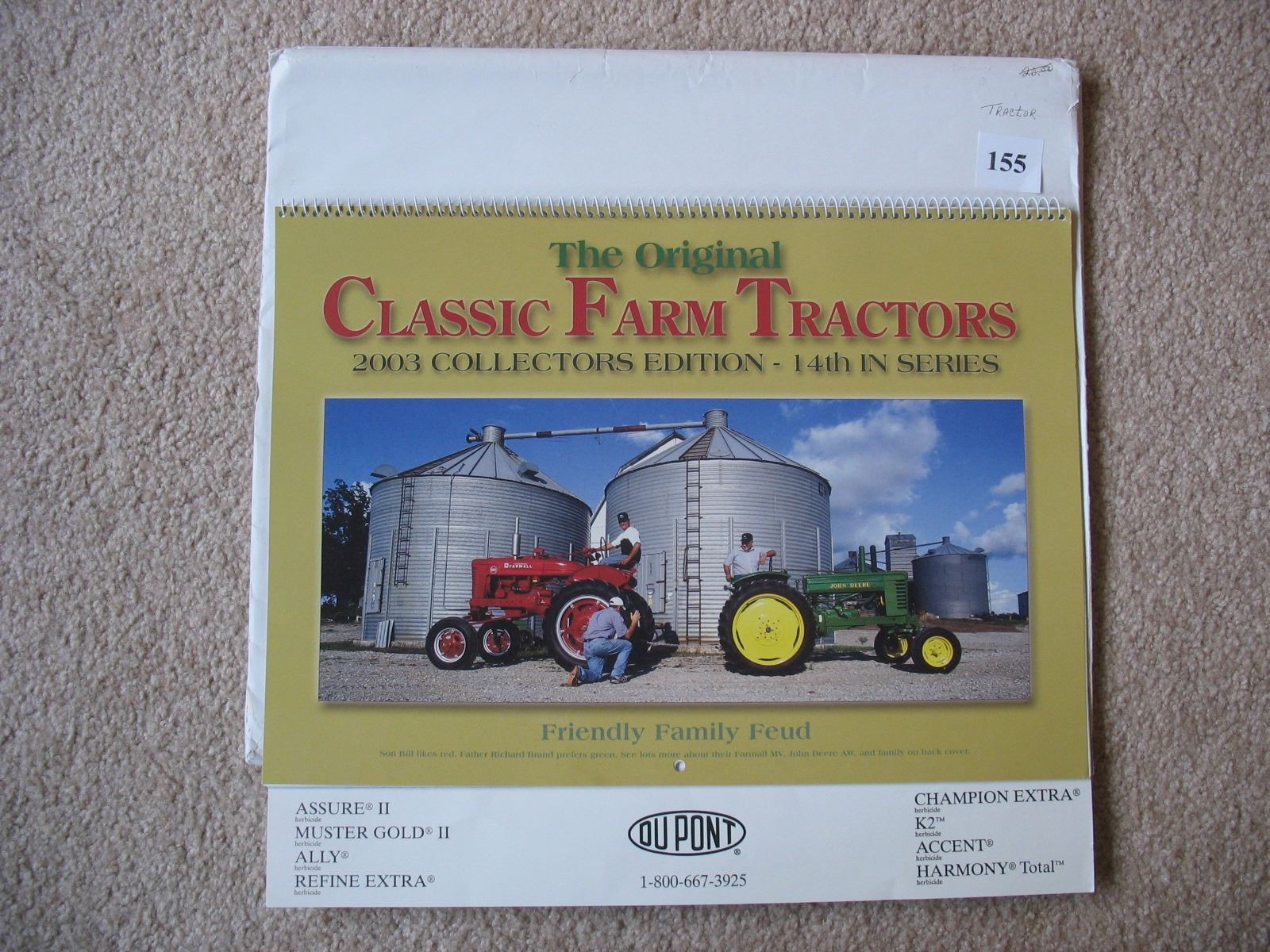 1998 & 2003 Dupont Vintage Tractor Calendars