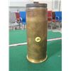 Image 2 : CANADIAN ARMY 76 MM TANK ROUND BRASS SHELL CASING