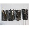 Image 3 : 4 PR CANADIAN ARMY BOOT ZIPPER INSERTS