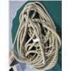 Image 1 : CANADIAN ARMY MILITARY WWII TYPE HEMP ROPE FOR VEHICLES (APPROX 60FT. )