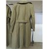 Image 3 : 1951 PATTERN CANADIAN WOMENS ARMY CORP (CWAC) KHAKI WOOL OVERCOAT 1951
