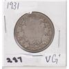 Image 1 : 1931 CNDN SILVER 50 CENT PC