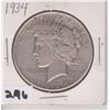 Image 1 : 1934 US PEACE SILVER DOLLAR