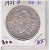 Image 1 : 1921 D US MORGAN SILVER DOLLAR