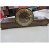 Image 1 : MANTLE CLOCK, JUNGHONY, WORKS, KEY, PENDULUM IN BACK 23.5X9