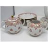 Image 2 : USSR TEA SET, GOLD TRIMMED CHIP ON TEAPOT PLATE,