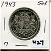 Image 1 : 1943 CNDN SILVER 50 CENT PC