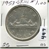 Image 1 : 1953 CNDN SILVER DOLLAR
