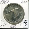 Image 1 : 1967 CNDN SILVER DOLLAR UNCIRCULATED