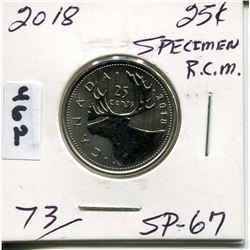 2018 RCM SPECIMEN CNDN QUARTER