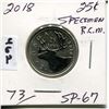 Image 1 : 2018 RCM SPECIMEN CNDN QUARTER