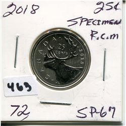 2018 RCM SPECIMEN CNDN QUARTER