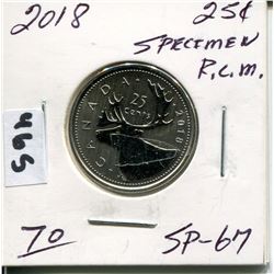 2018 RCM SPECIMEN CNDN QUARTER
