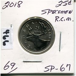 2018 RCM SPECIMEN CNDN QUARTER